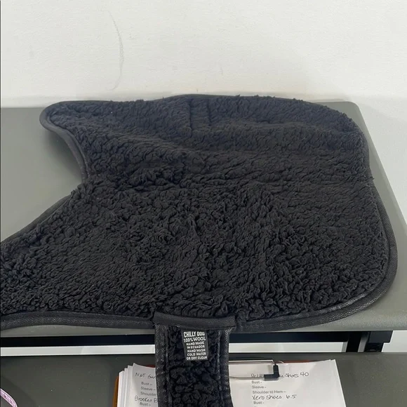 Chilly Dog Red and Black Plaid Blanket Dog Coat - Picture 6 of 8